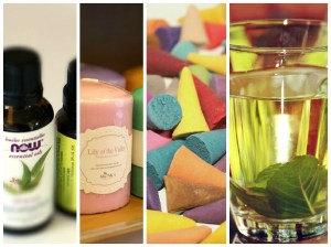 collage diferentes foras de aromaterapia